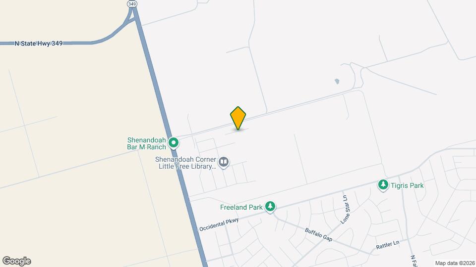 1348 Bajada St Map and Location Details