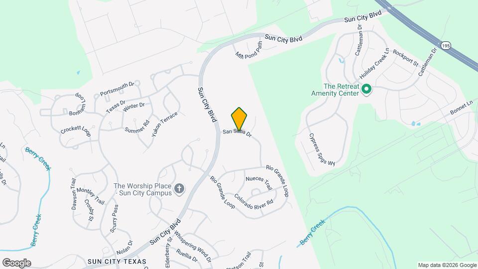 200 San Saba Dr Map and Location Details