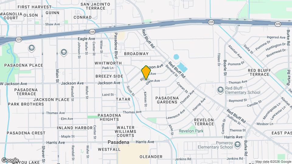 1209 Glenn Ave Map and Location Details