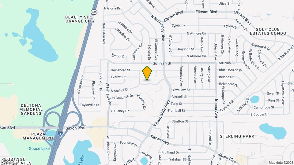 658 Elwood St Map and Location Details