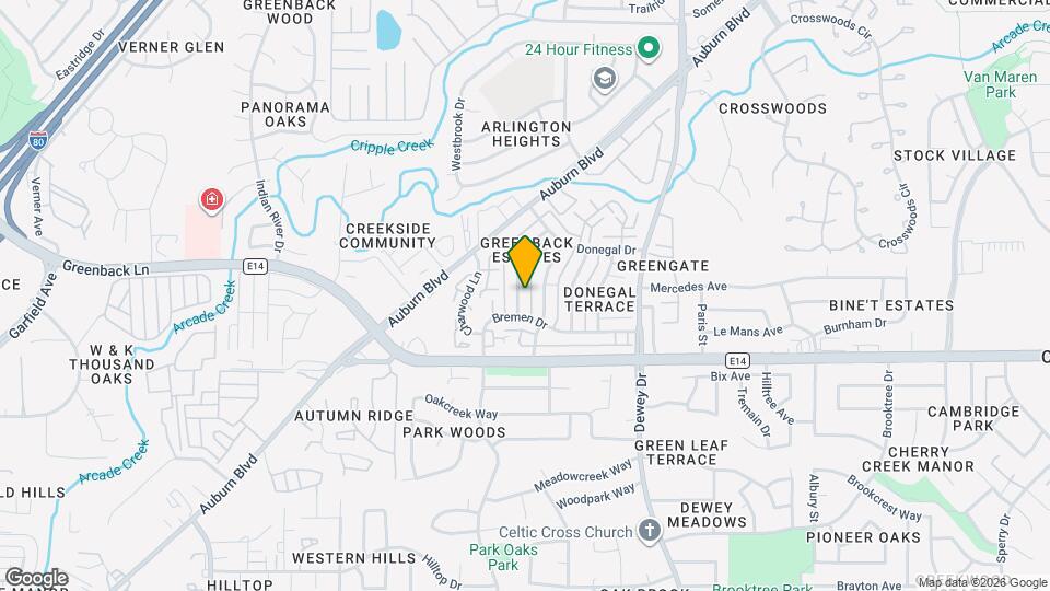 6236 Cavan Dr Map and Location Details