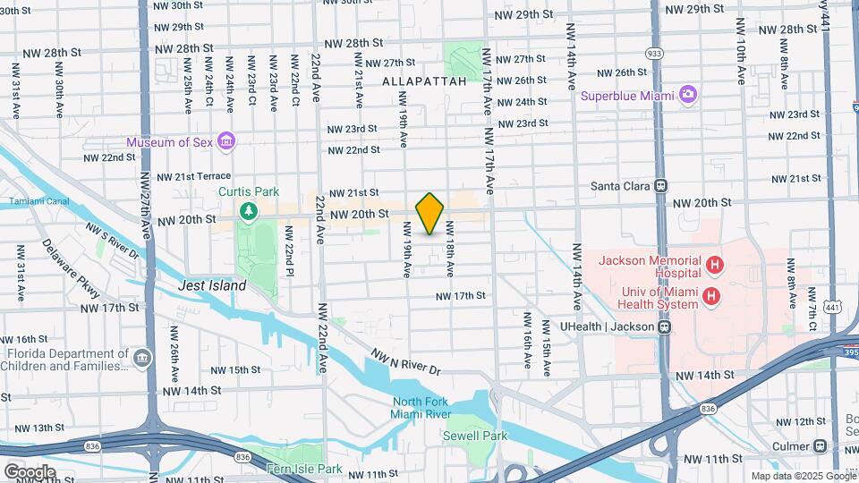 1843 NW 19th St Map and Location Details