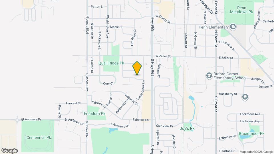 752 Prairie Ridge Rd Map and Location Details