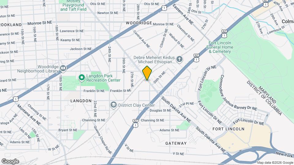 2712 South Dakota Ave NE Mapa y Detalles de la Ubicación