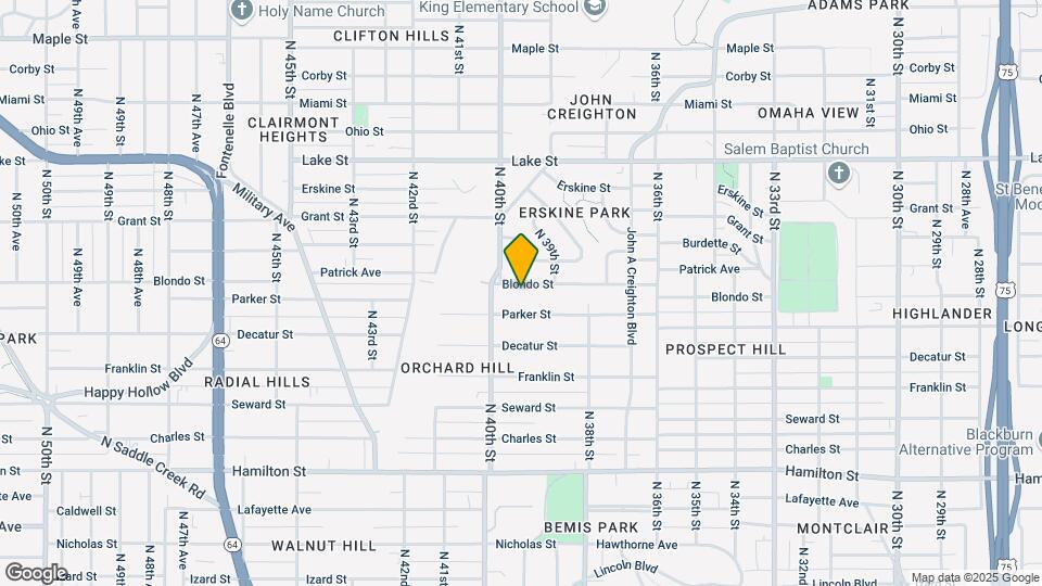 3933 Blondo St Map and Location Details