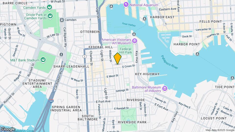 220 E Cross St Mapa y Detalles de la Ubicación