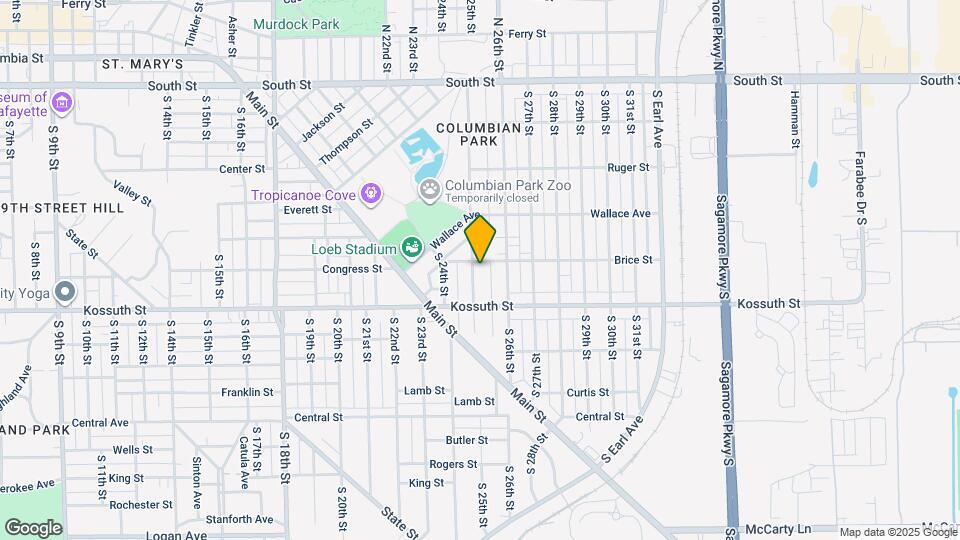 605 Park Ave Map and Location Details