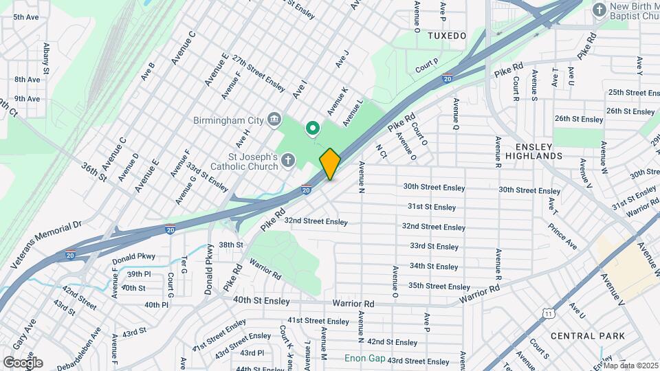 1313 Pike Rd Map and Location Details