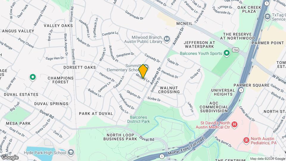 12229 Mosley Ln Mapa y Detalles de la Ubicación