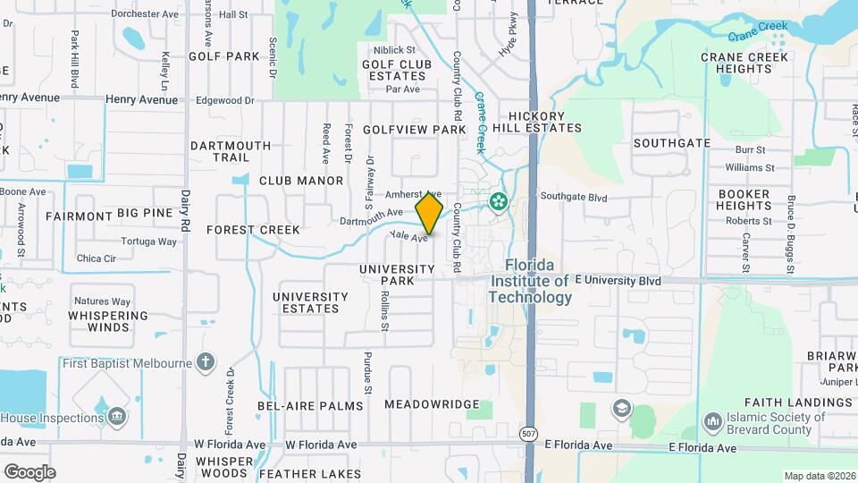 2900 S Vassar St Map and Location Details