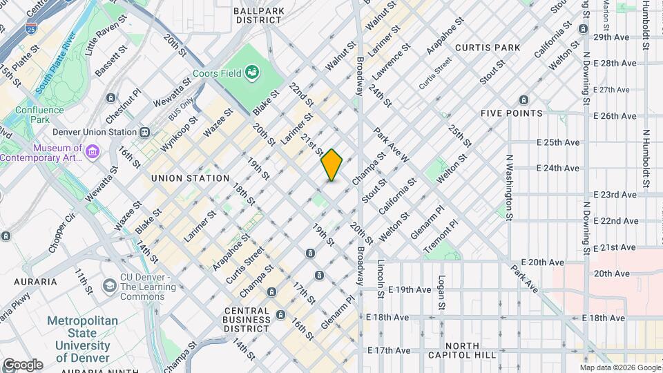 951 20th St Map and Location Details