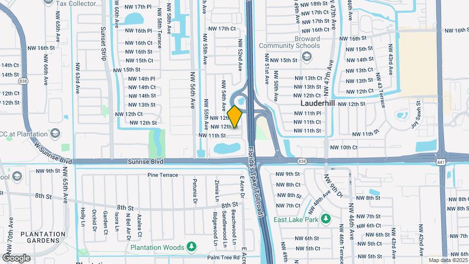 5261 NW 11th St Map and Location Details