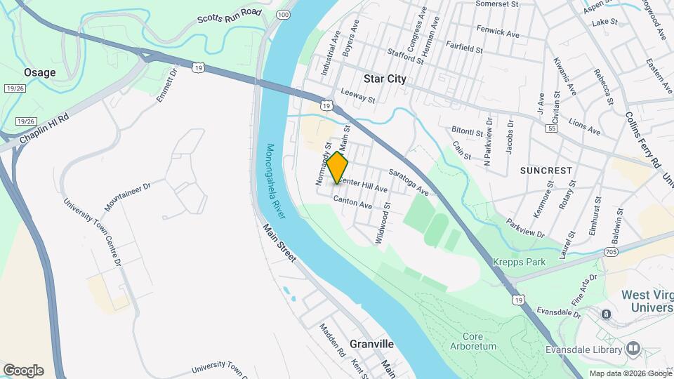 232 N Main St Map and Location Details