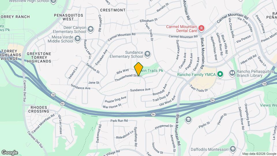 13213 Thunderhead St Map and Location Details