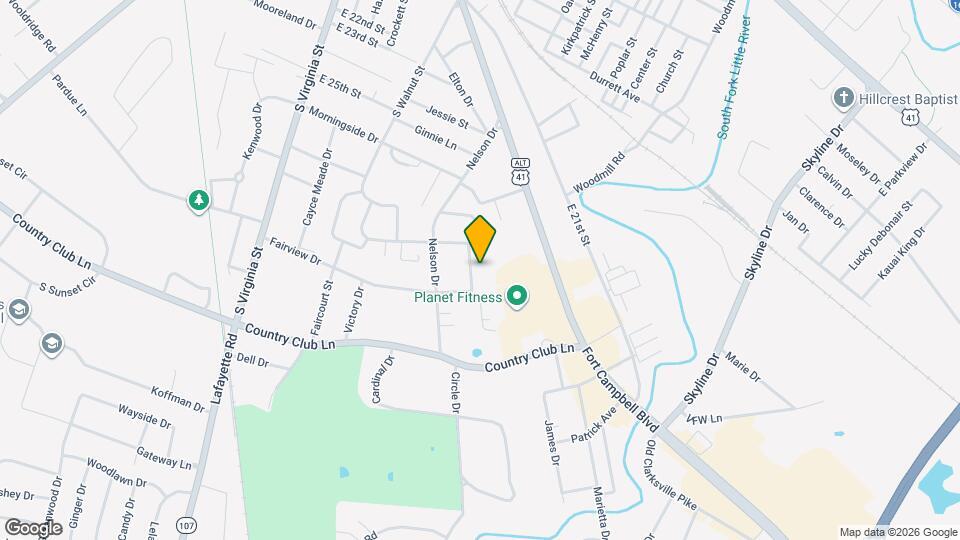 2710 Lindsey Dr Map and Location Details