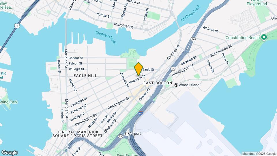 314 Princeton St, Unit 2 Map and Location Details