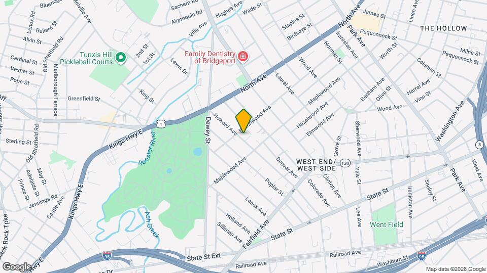 1158 Howard Ave Map and Location Details