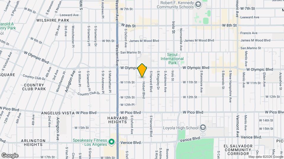 1049 S Hobart Blvd, Unit 305 Mapa y Detalles de la Ubicación