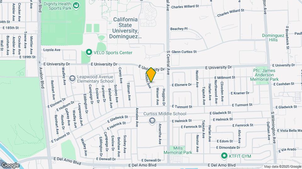 19304 Coslin Ave Map and Location Details