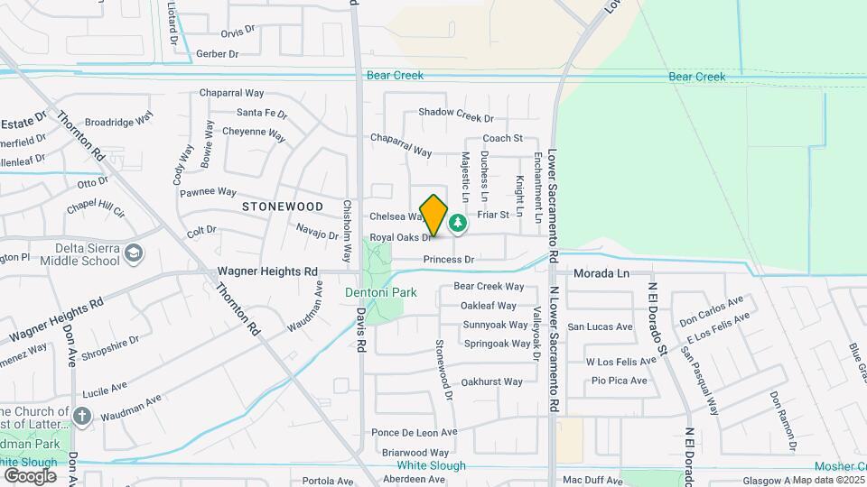 1244 Royal Oaks Dr Map and Location Details