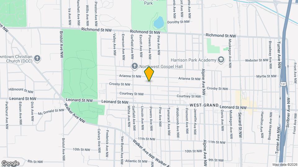 1101 Crosby St NW Map and Location Details