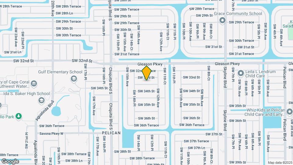 1225 SW 33rd Terrace Map and Location Details
