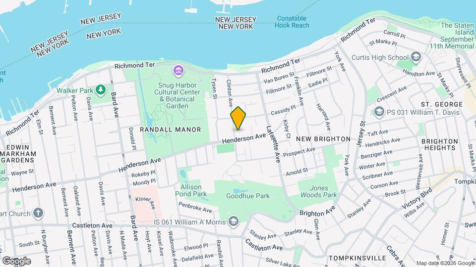 153 Clinton Ave Map and Location Details