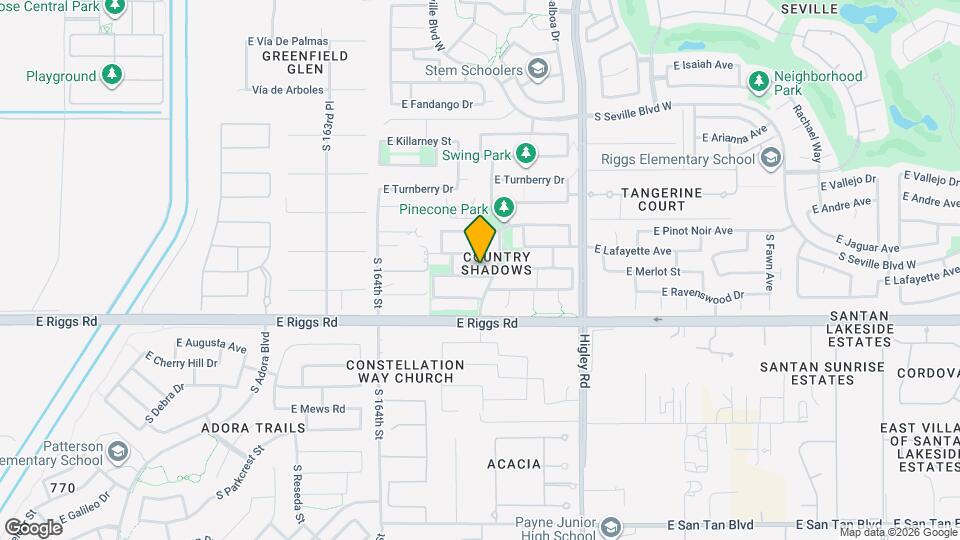 2994 E Merlot St Map and Location Details