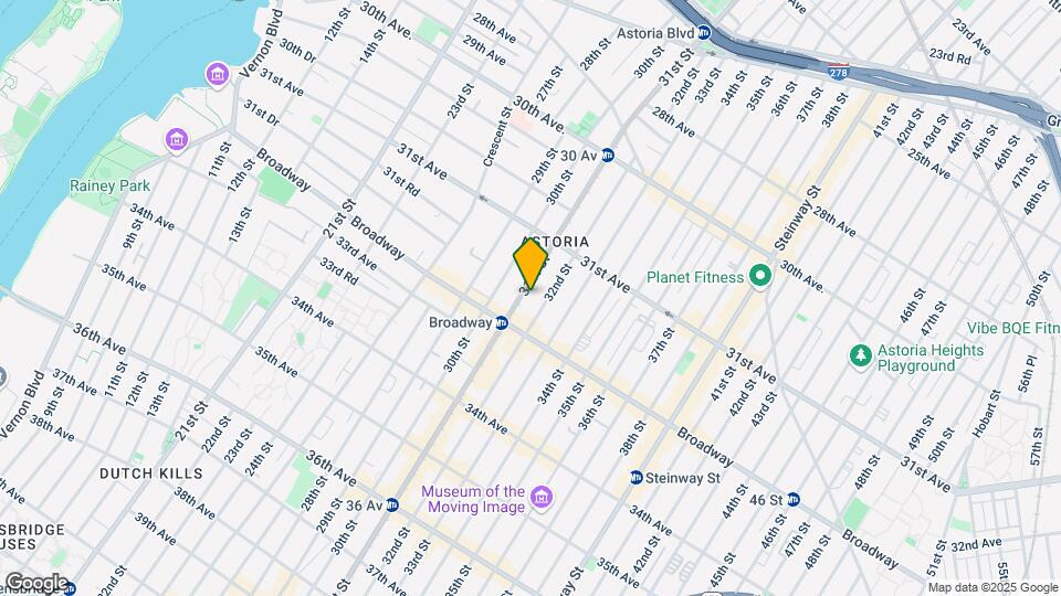 Astoria Central Mapa y Detalles de la Ubicación