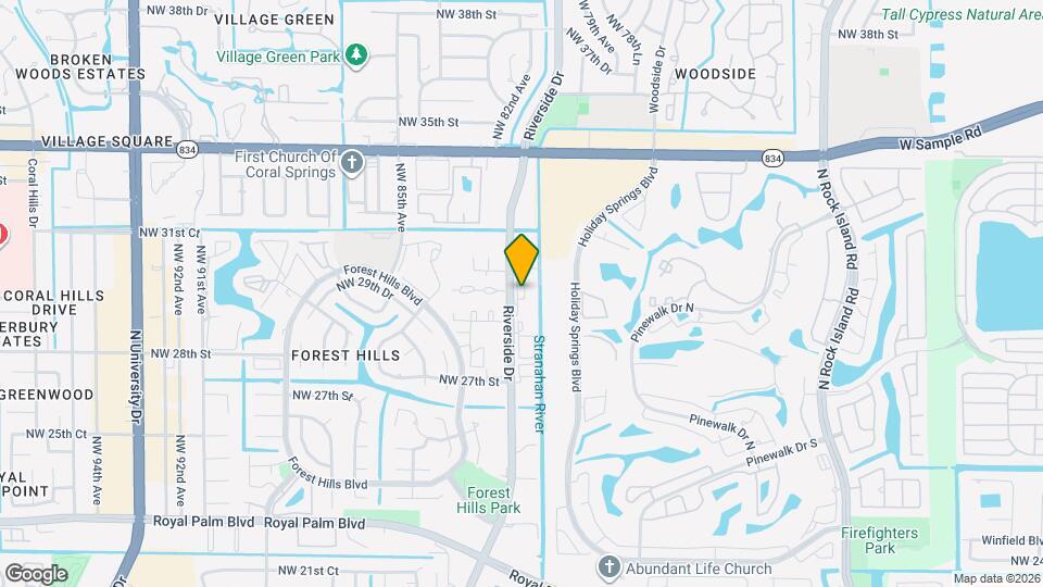 2947 Riverside Dr Mapa y Detalles de la Ubicación
