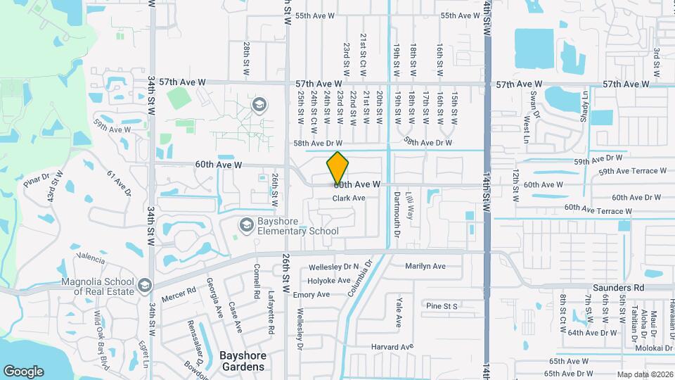 2218 Flamingo Blvd Map and Location Details