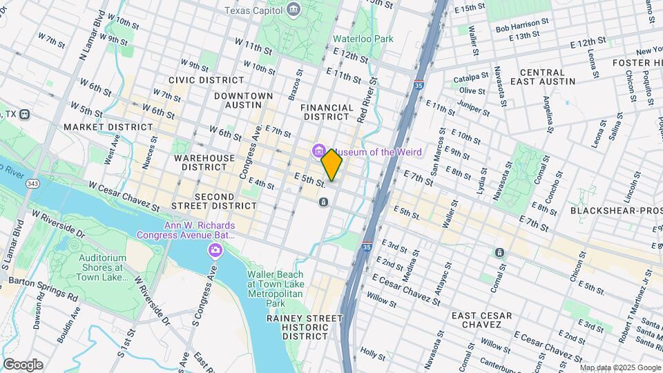 555 E 5th St Map and Location Details