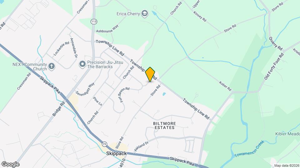 2019 Easter Ave Map and Location Details
