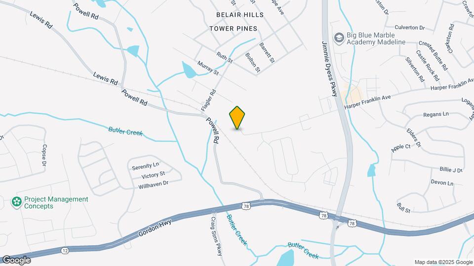 3816 Harper Franklin Ave Map and Location Details