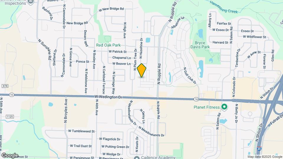 1242 N Sicily Ln Mapa y Detalles de la Ubicación