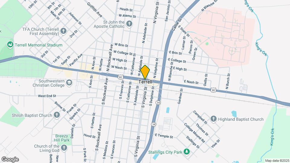 107 Brookline Dr Map and Location Details
