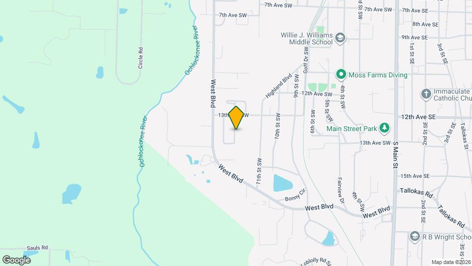 1366 Summer Cir SW Map and Location Details