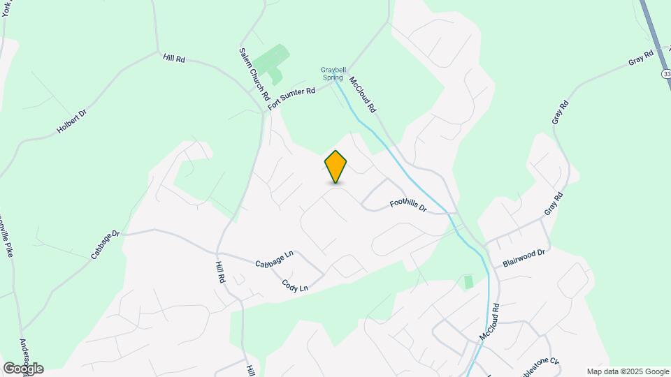 4302 Foothills Dr Map and Location Details