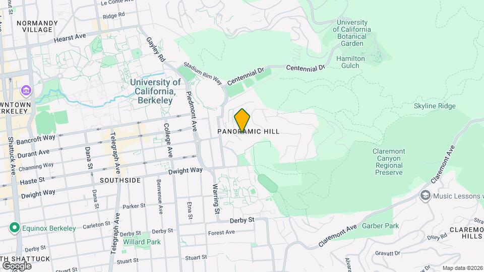 60 Panoramic Way Map and Location Details