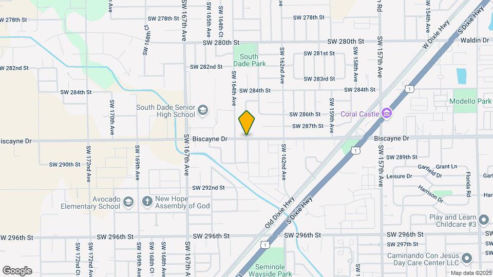 29263 SW 163rd Ct Map and Location Details