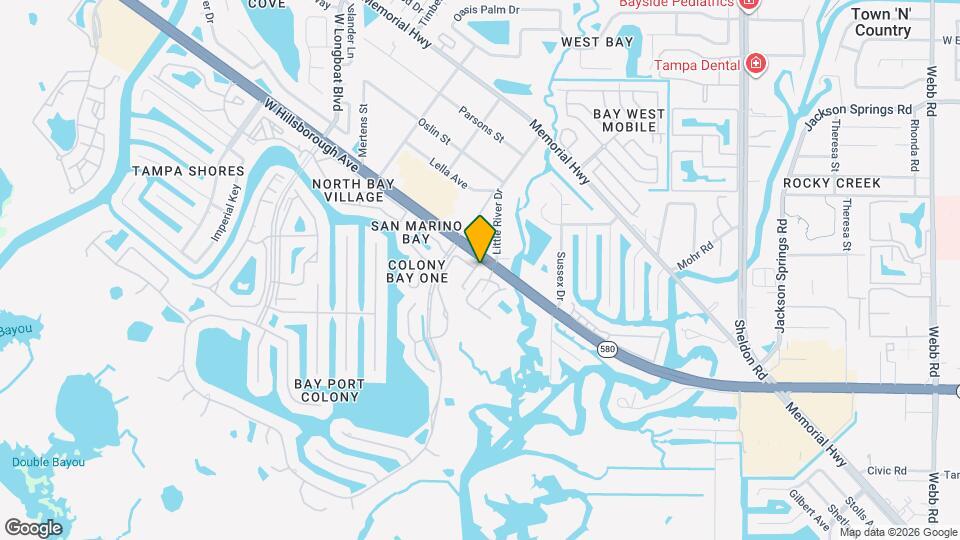 6308 Bayside Key Dr Map and Location Details