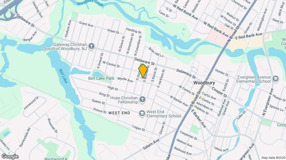 127 S Warner St Map and Location Details