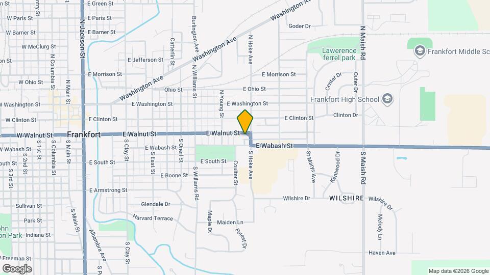 1355 E Walnut St Map and Location Details