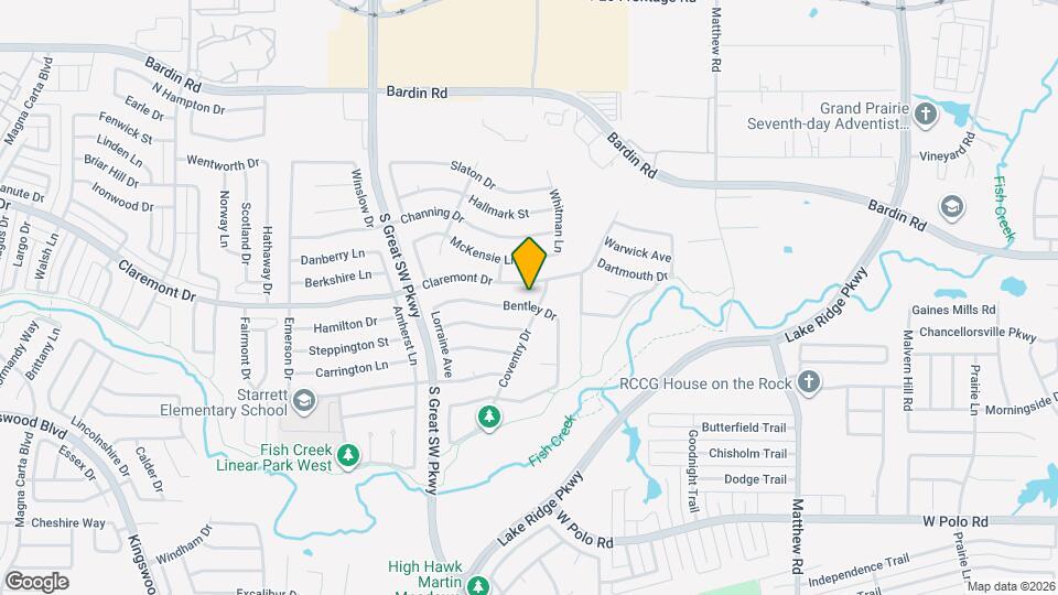 2406 Bentley Dr Map and Location Details