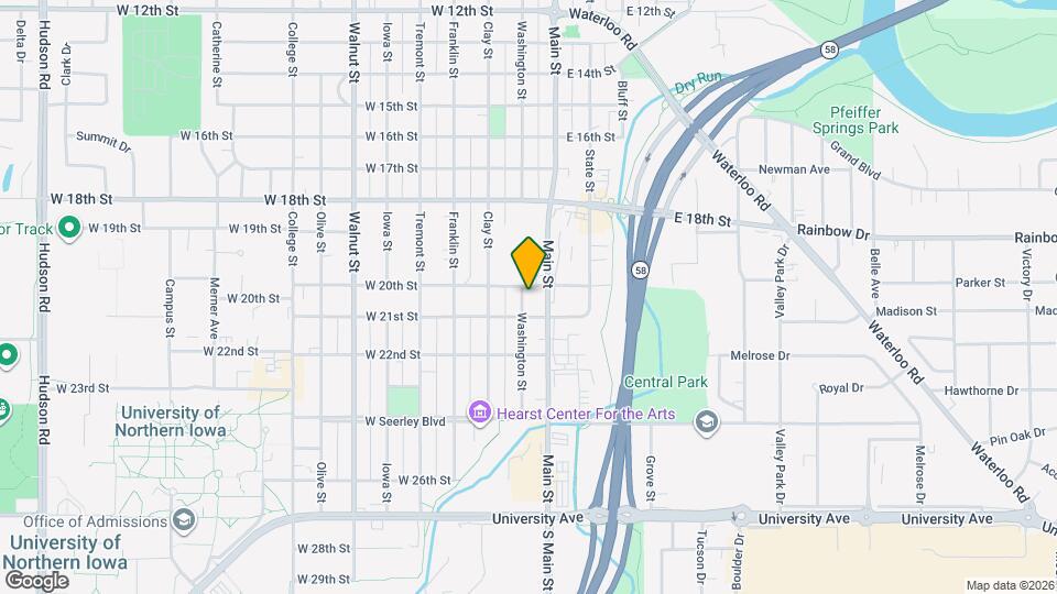 2010 Washington St Map and Location Details