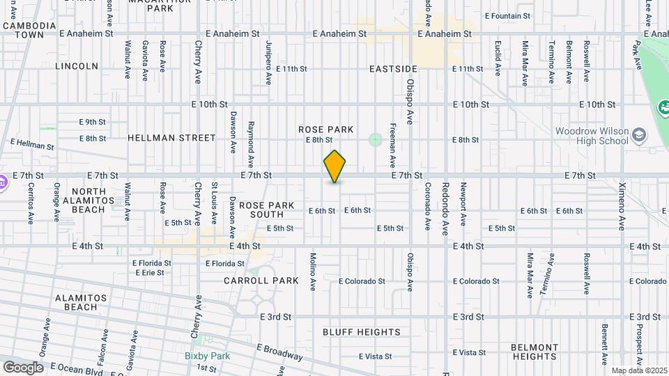 665 Temple Ave Map and Location Details