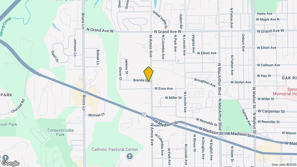 1503 W Enos Ave Map and Location Details