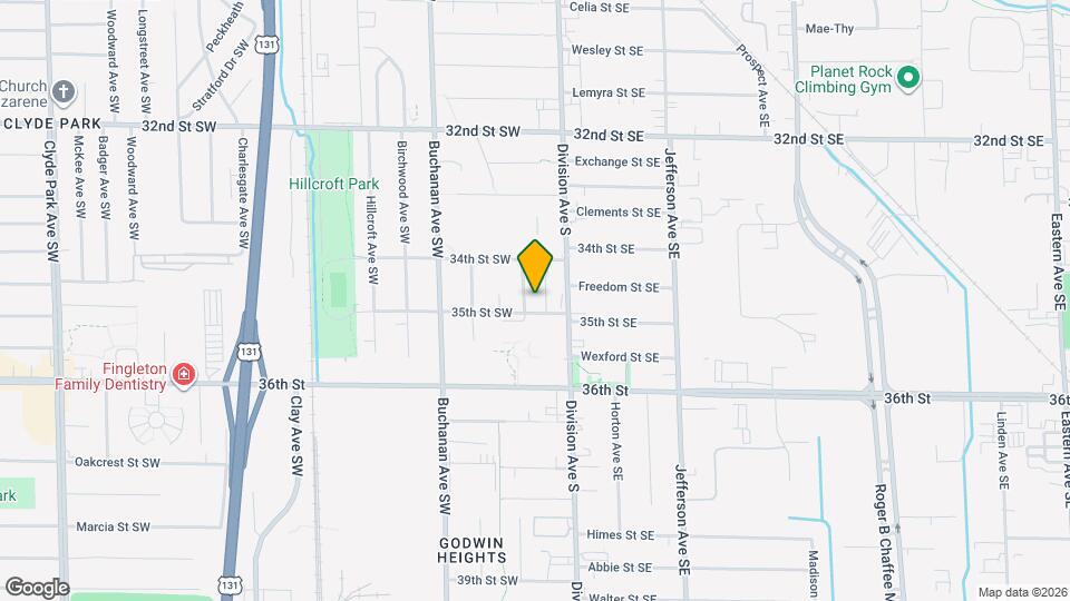 3466 Reiser Ave SW Map and Location Details