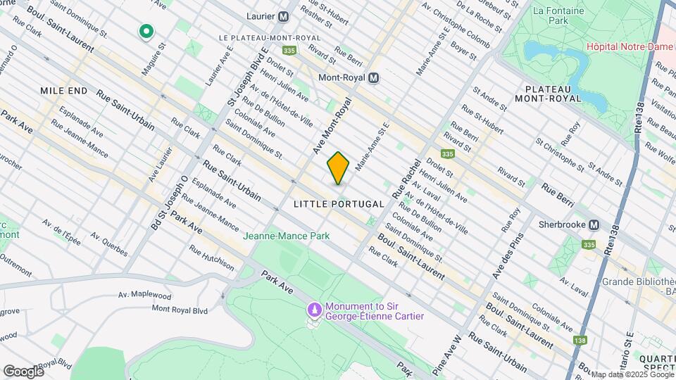 4363 Rue Saint-Dominique Map and Location Details