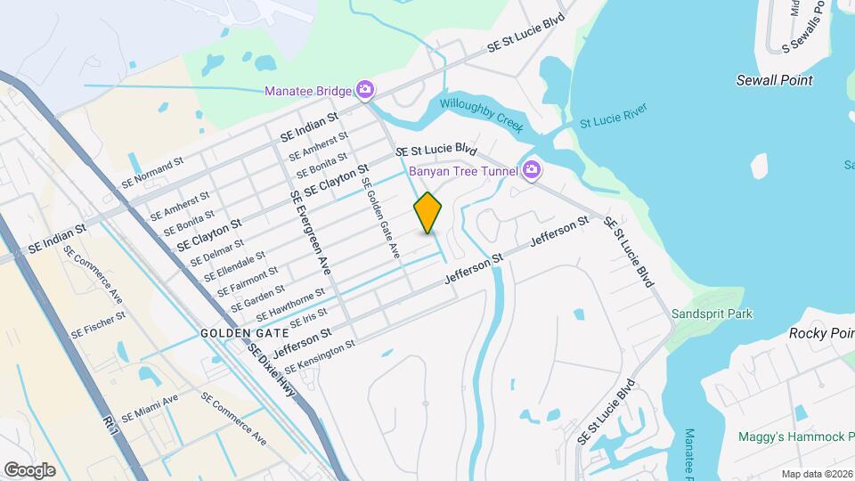 3473 SE Hawthorne St Map and Location Details